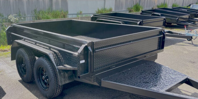 Off road box trailer